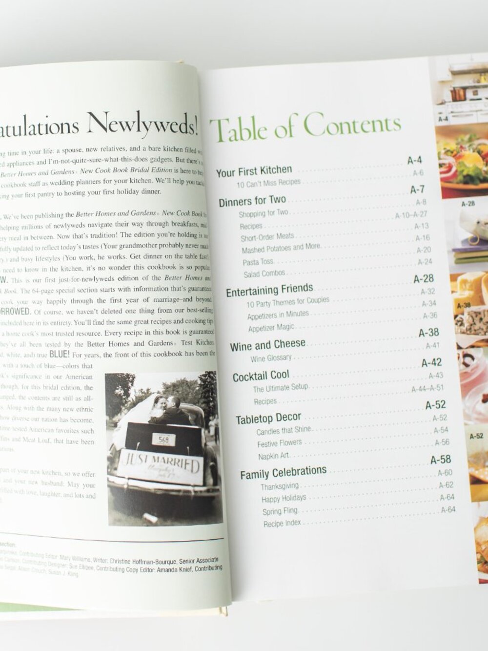 Better Homes & Gardens New Cook Book Bridal Edition Hardcover Red Plaid Cookbook - Picture 5 of 6